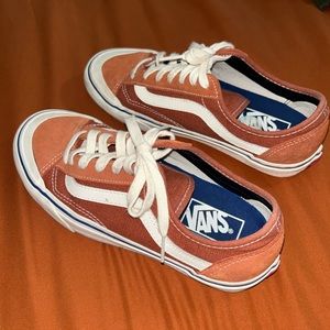 BURNT ORANGE VANS